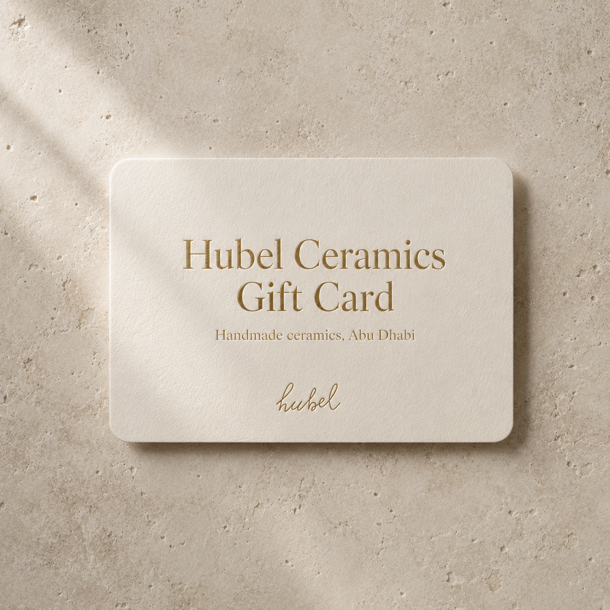 Hubel Ceramics Gift Card