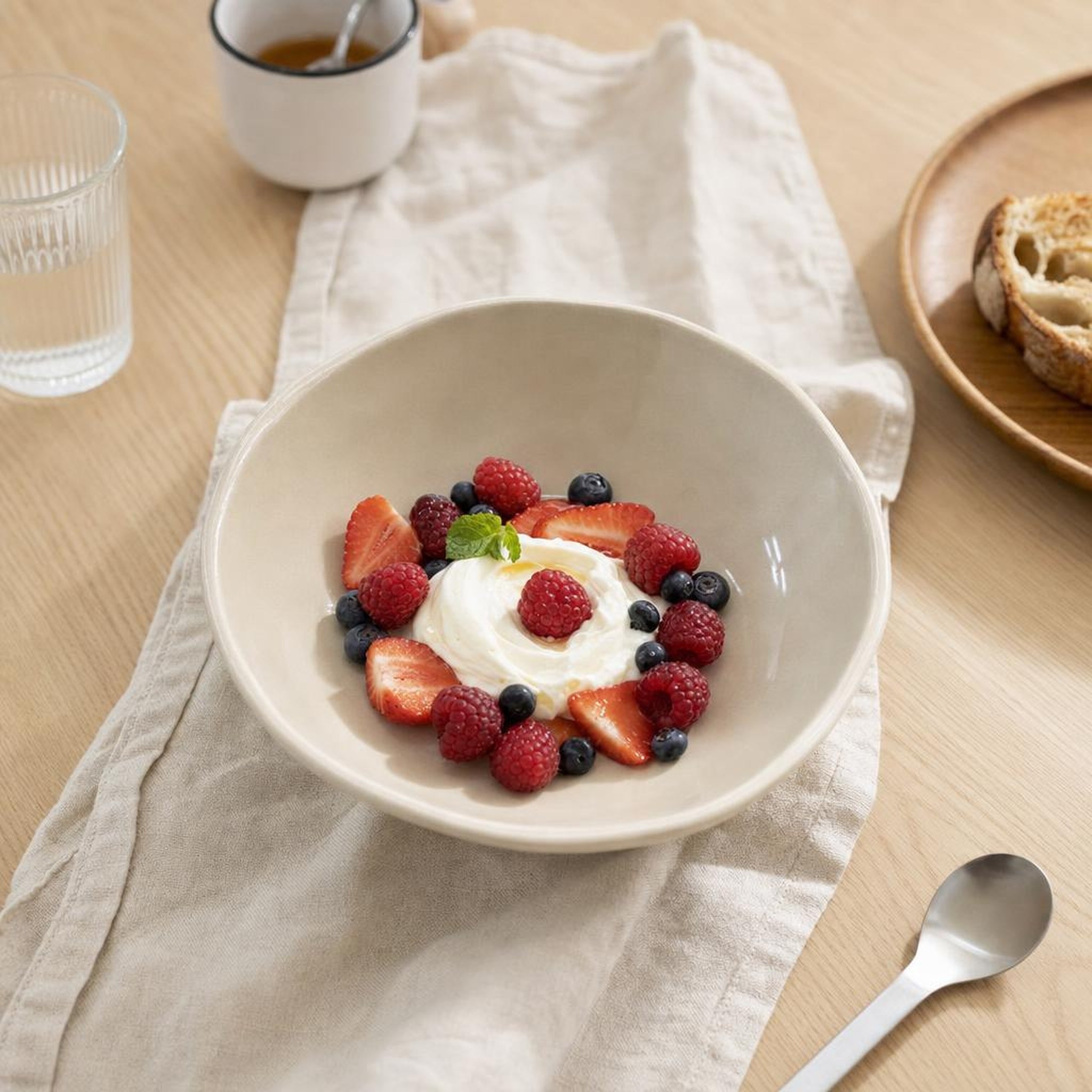 Dessert Bowl - lifestyle scene, handmade in Abu Dhabi