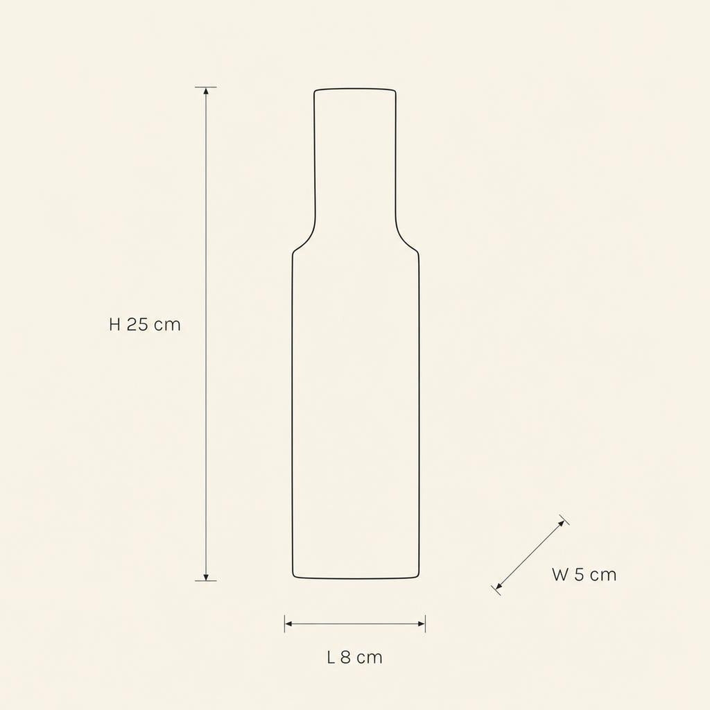 Candle Holder 50 - technical illustration with dimensions