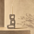 Candle Holder 51 - lifestyle scene, handmade in Abu Dhabi