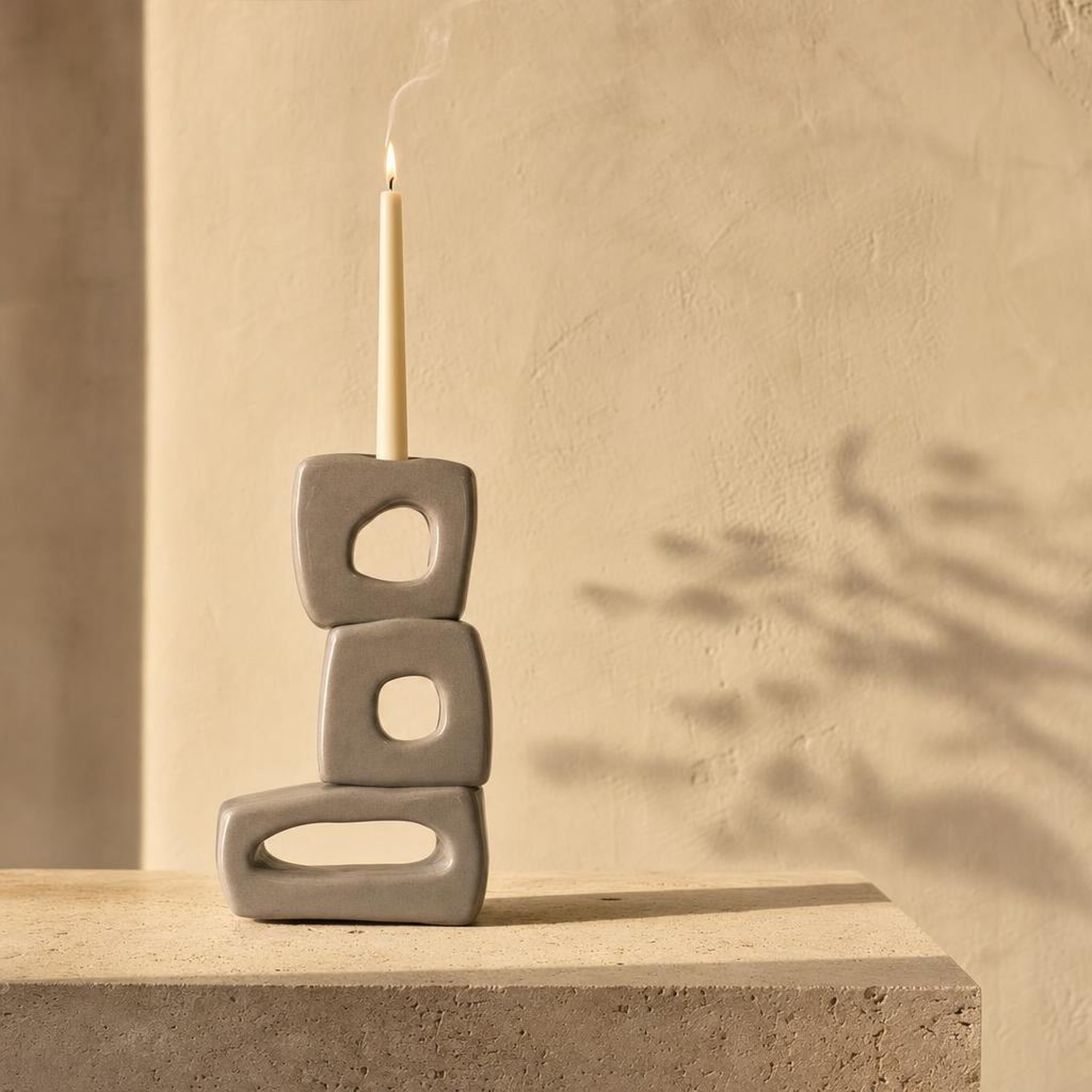 Candle Holder 51 - lifestyle scene, handmade in Abu Dhabi