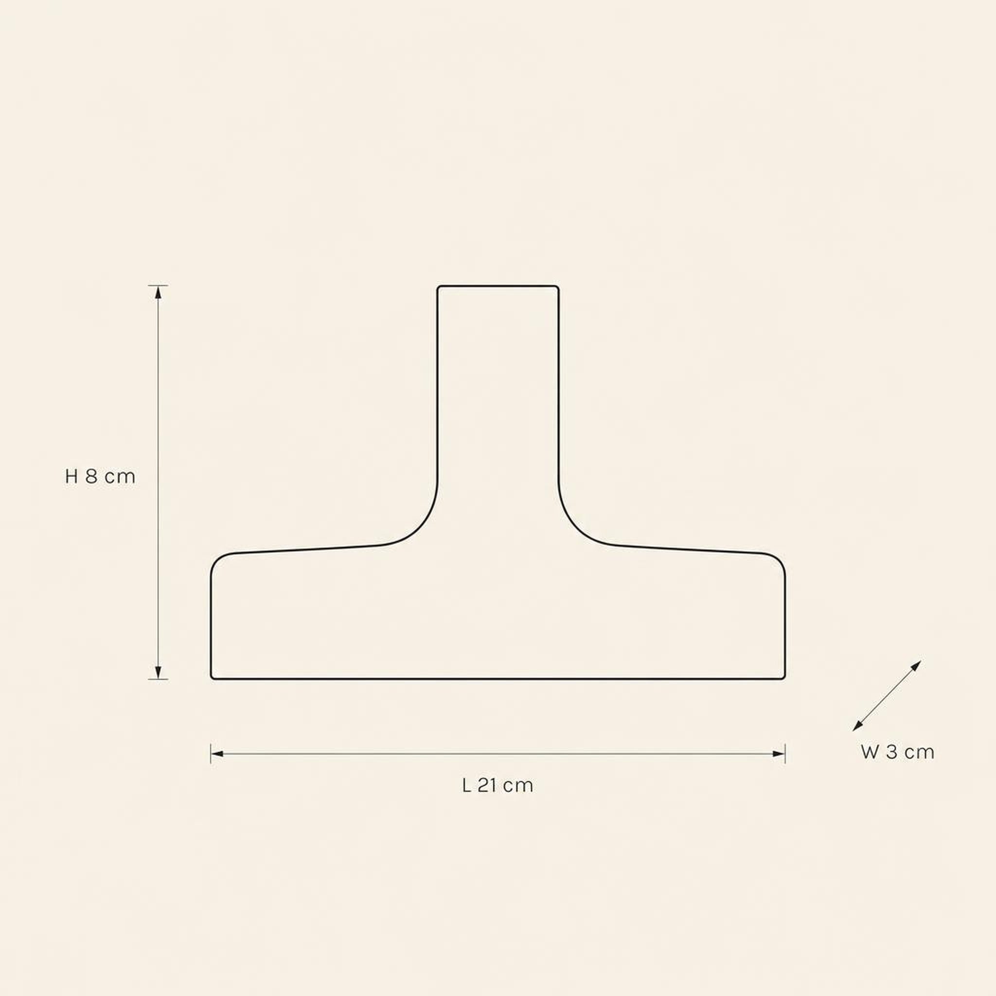 Candle Holder 54 - technical illustration with dimensions