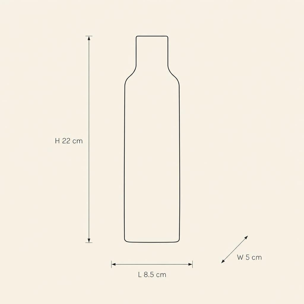Candle Holder 58 - technical illustration with dimensions