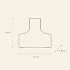Candle Holder 59 - technical illustration with dimensions