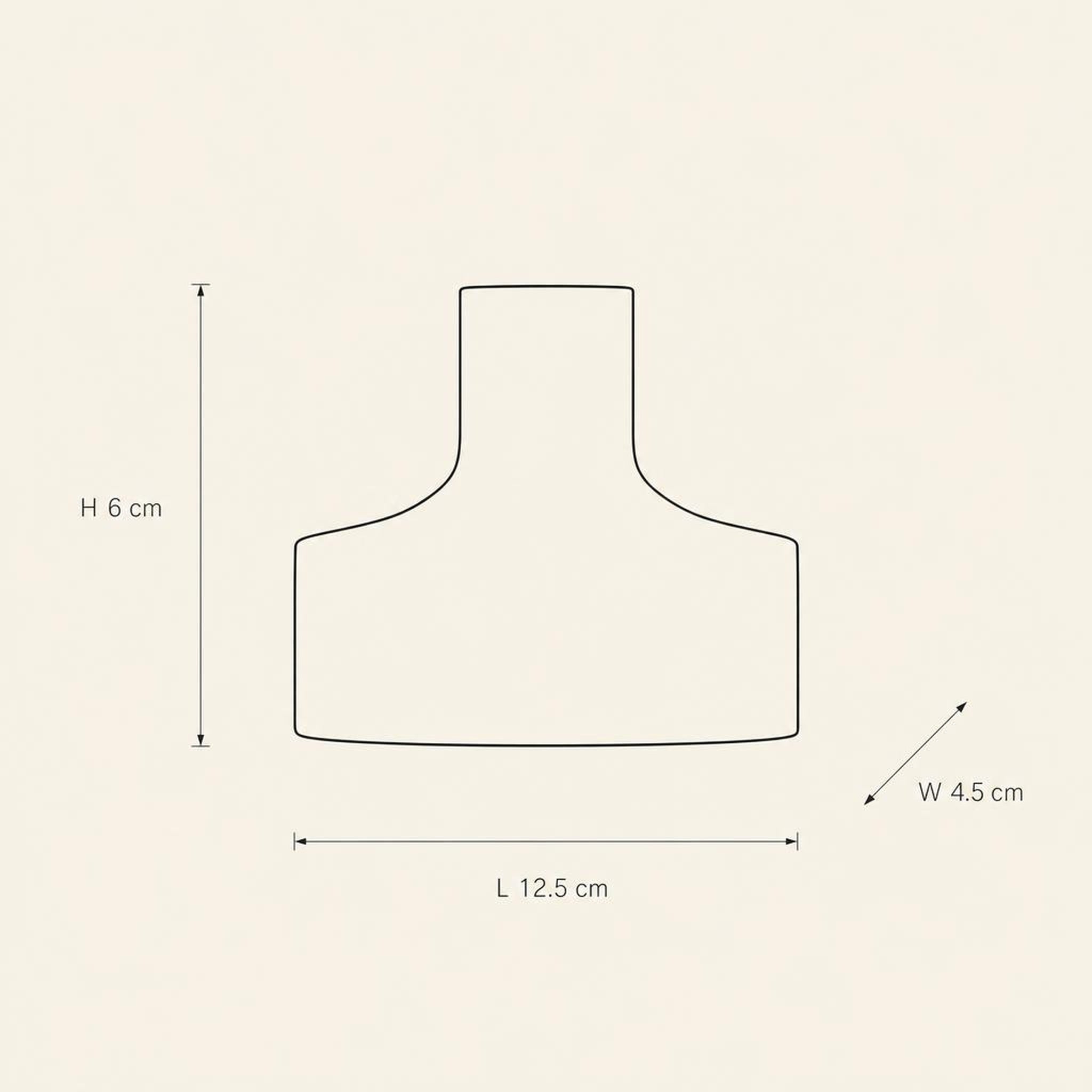 Candle Holder 59 - technical illustration with dimensions