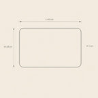 Cheese Board Medium - technical illustration with dimensions