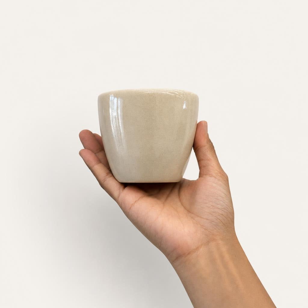 Espresso Cup - studio photograph, handmade in Abu Dhabi