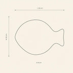 Fish XL Bowl - technical illustration with dimensions