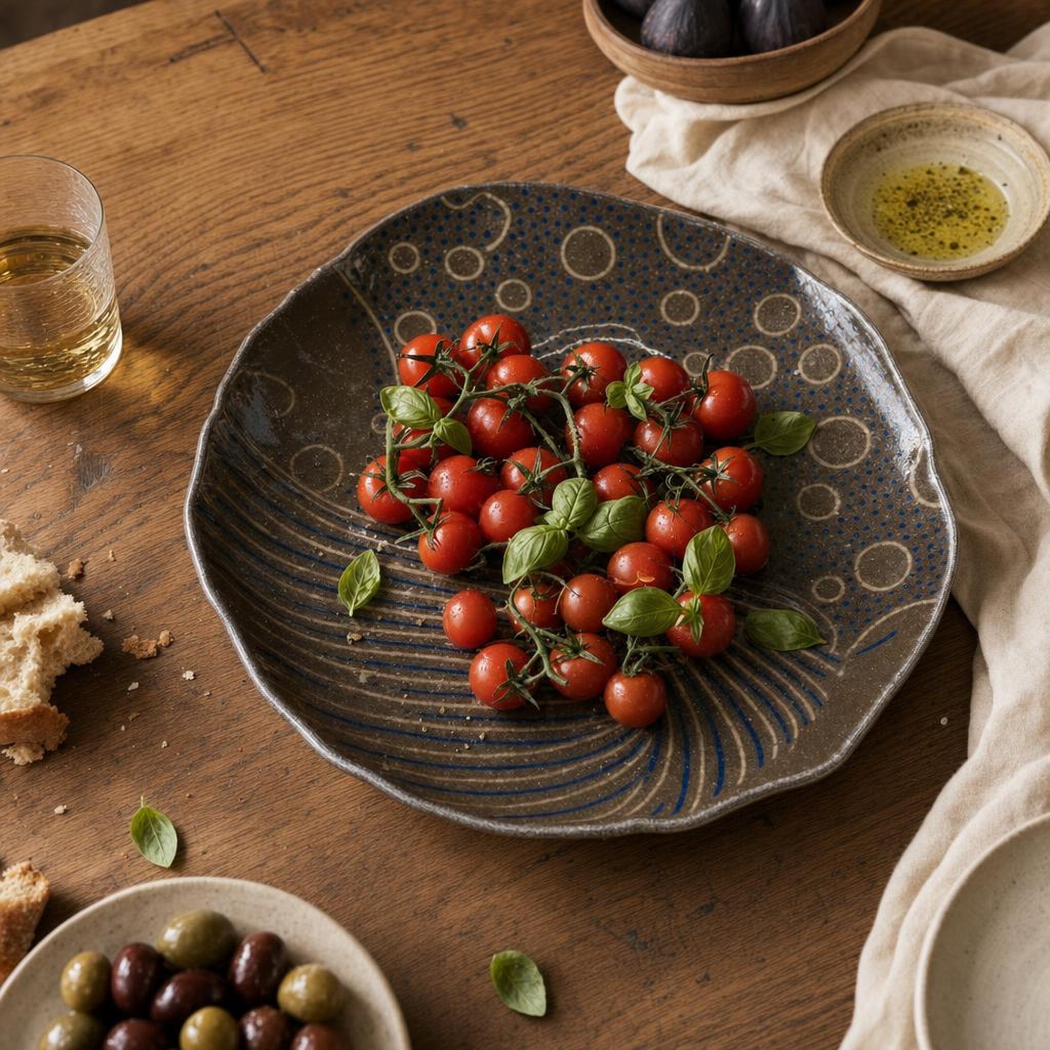 Fish XL Bowl - lifestyle scene, handmade in Abu Dhabi