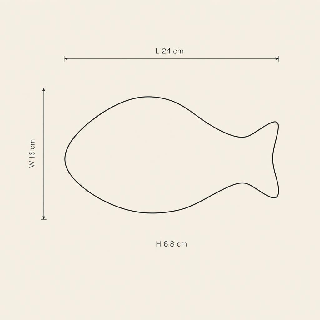 Fish Bowl 52 - technical illustration with dimensions