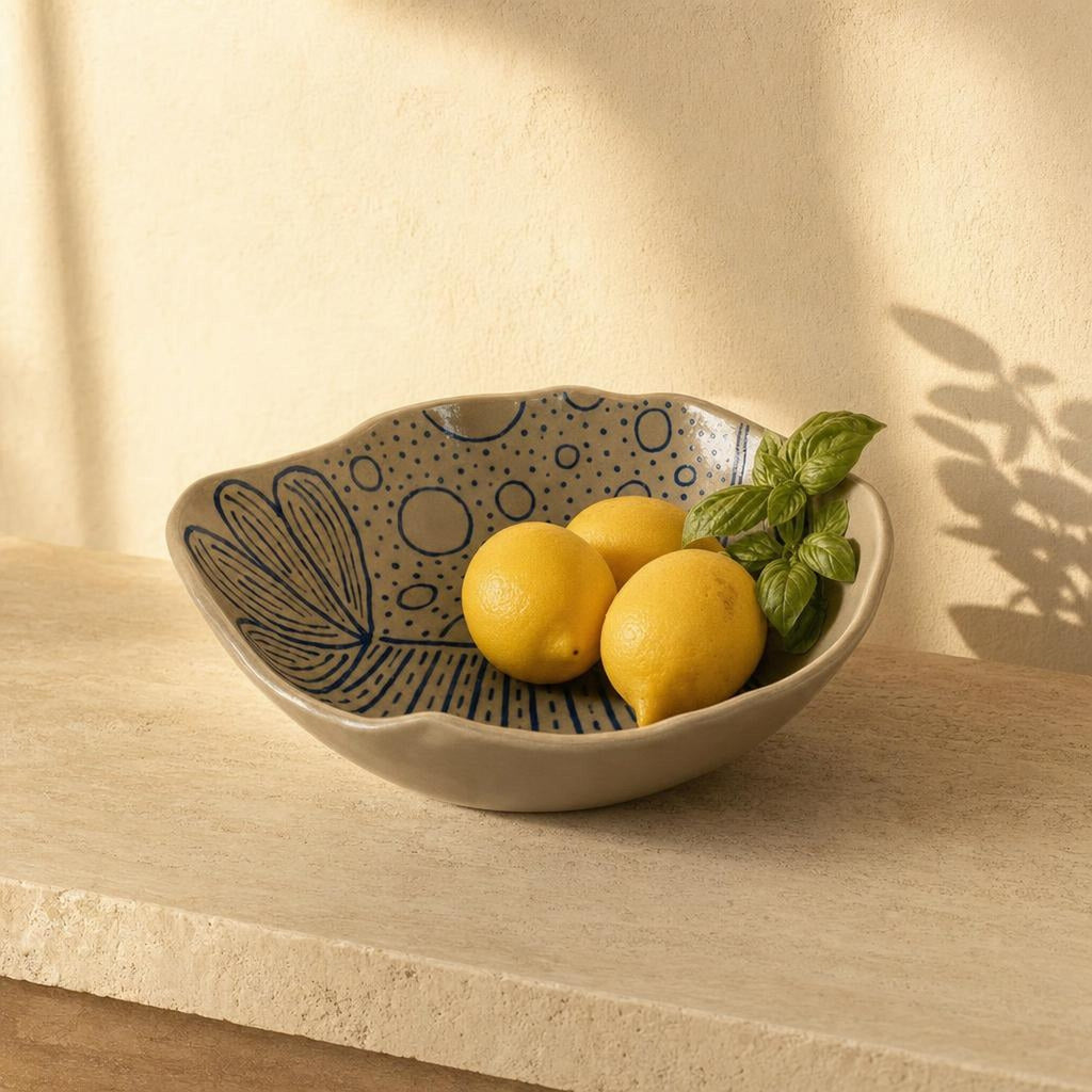 Fish Bowl 52 - lifestyle scene, handmade in Abu Dhabi