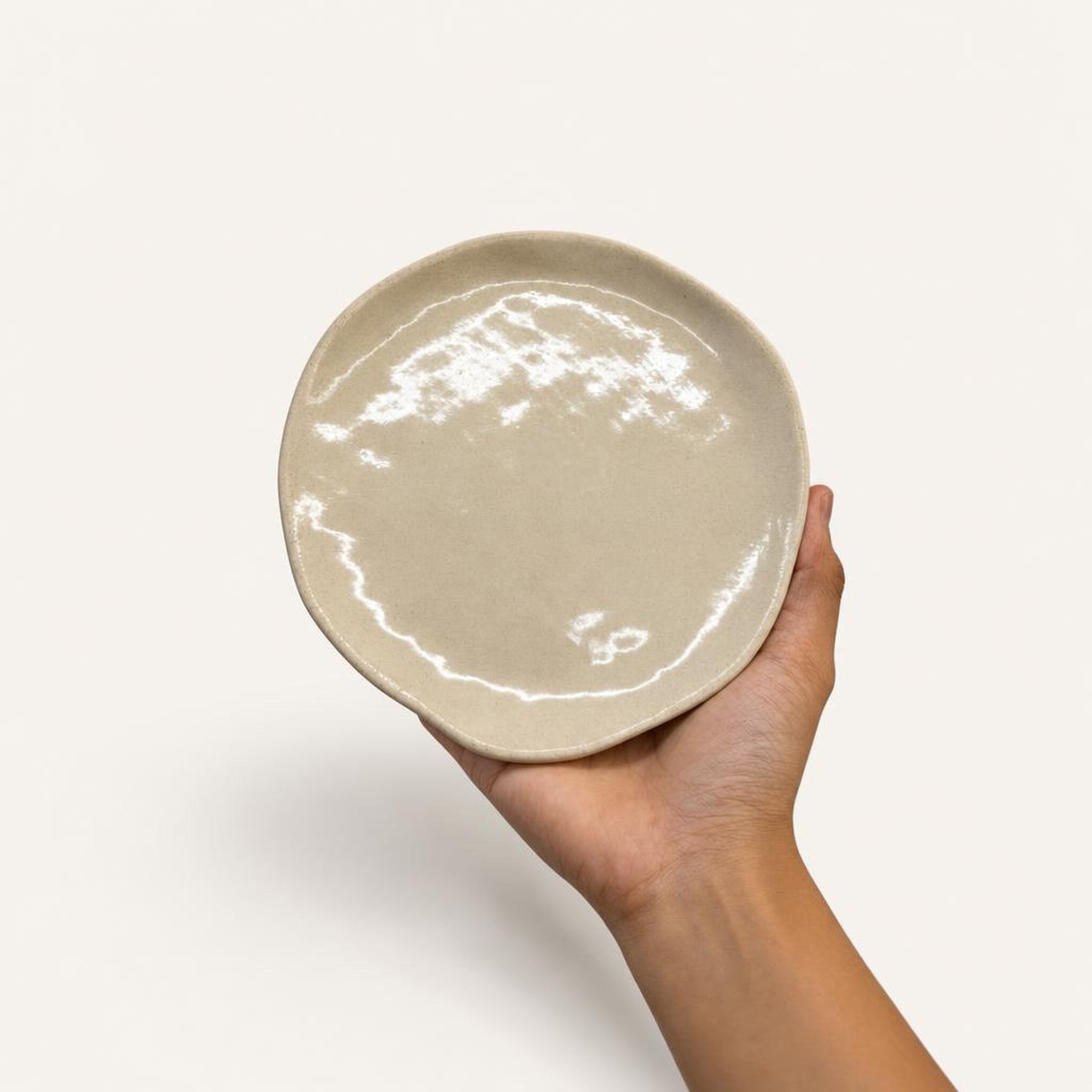 Bread Plate - studio photograph, handmade in Abu Dhabi