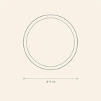 Shallow Plate Small - technical illustration with dimensions
