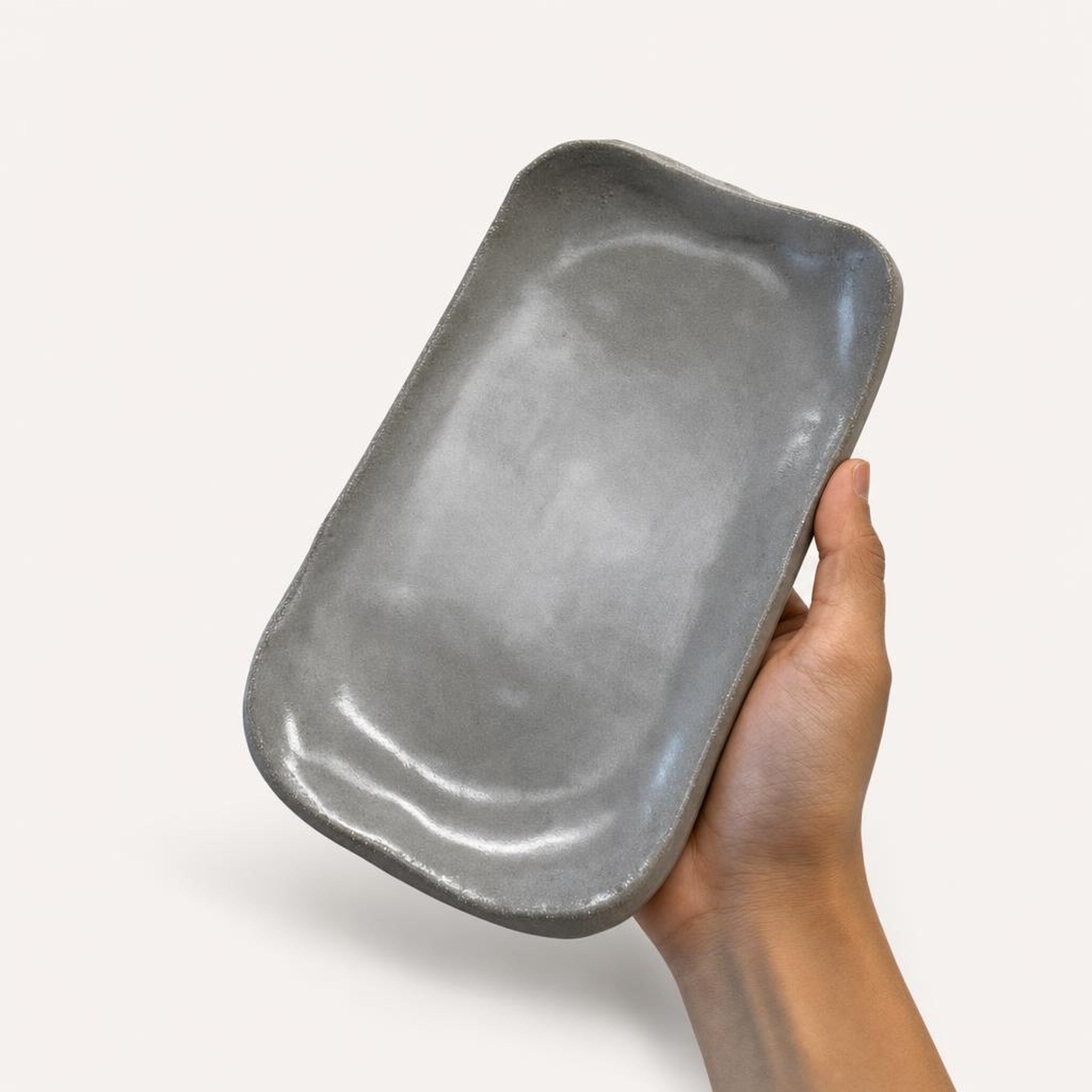 Rectangular Platter Small - studio photograph, handmade in Abu Dhabi