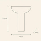 Stand Bowl 30 - technical illustration with dimensions