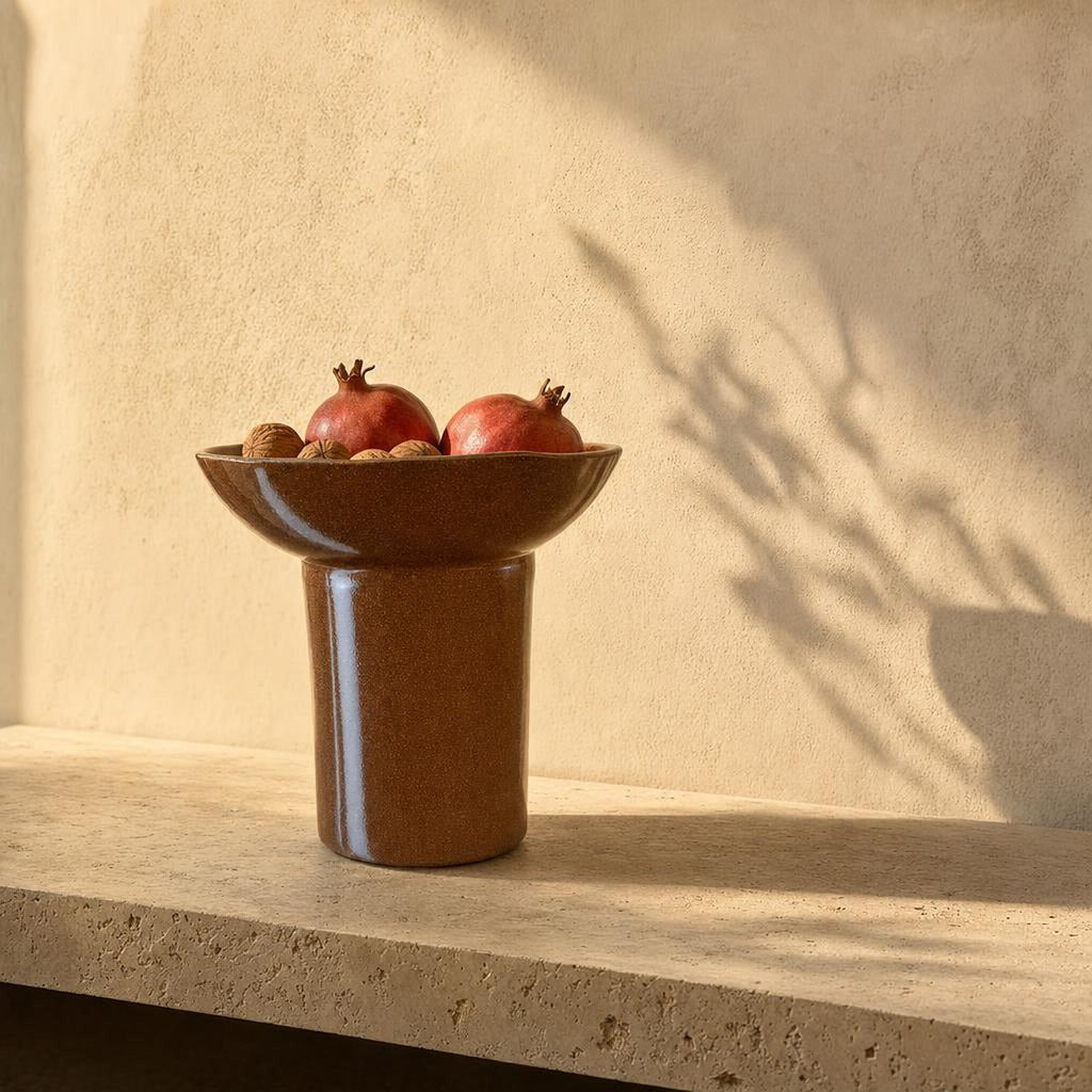 Stand Bowl 48 - lifestyle scene, handmade in Abu Dhabi