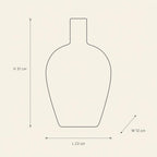 Vase 20 - technical illustration with dimensions