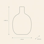 Vase 22 - technical illustration with dimensions