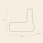 Vase 24 - technical illustration with dimensions