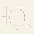 Vase 33 - technical illustration with dimensions