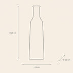 Vase 37 - technical illustration with dimensions