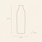 Vase 38 - technical illustration with dimensions