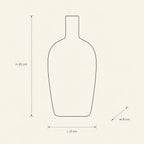 Vase 42 - technical illustration with dimensions