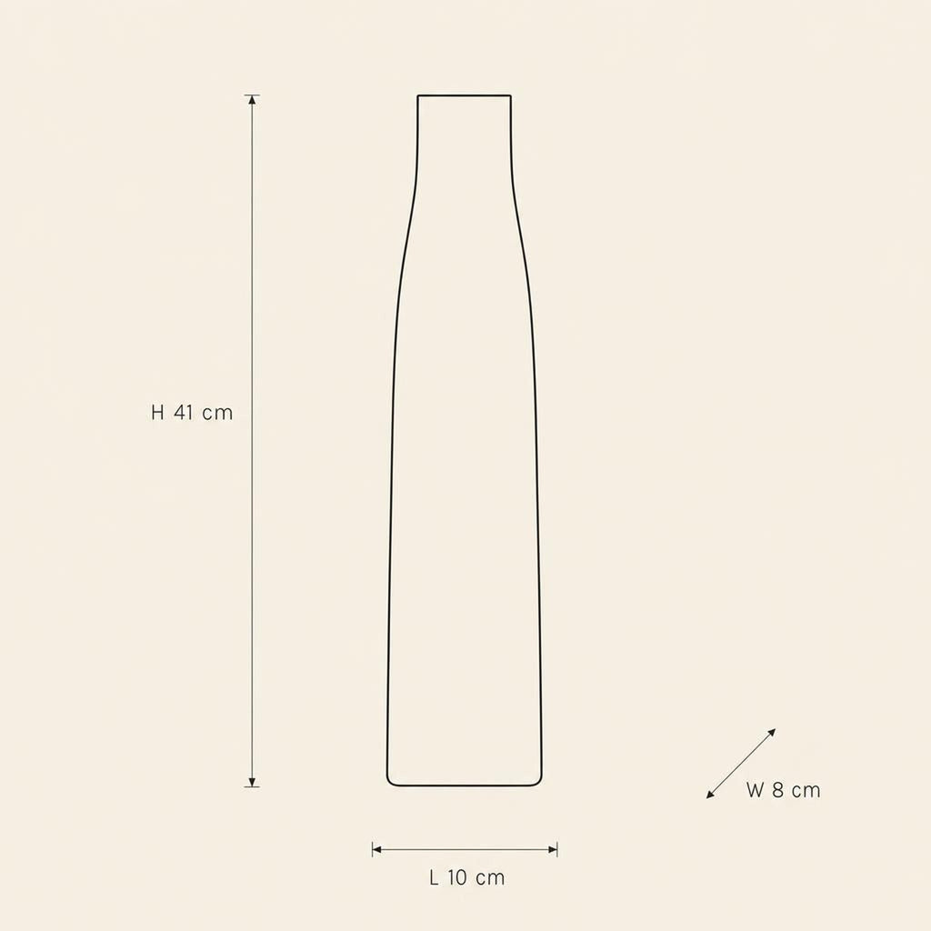 Vase 45 - technical illustration with dimensions