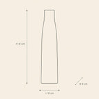 Vase 45 - technical illustration with dimensions