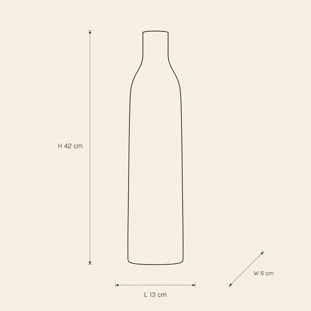 Vase 46 - technical illustration with dimensions