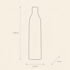 Vase 46 - technical illustration with dimensions